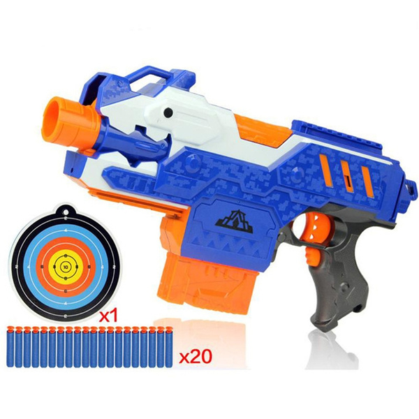 Electrical Soft Bullet Toy Gun Pistol Sniper Rifle Plastic Gun Arme Arma  Toy For Children Gift Perfect Suitable for Nerf Toy Gun